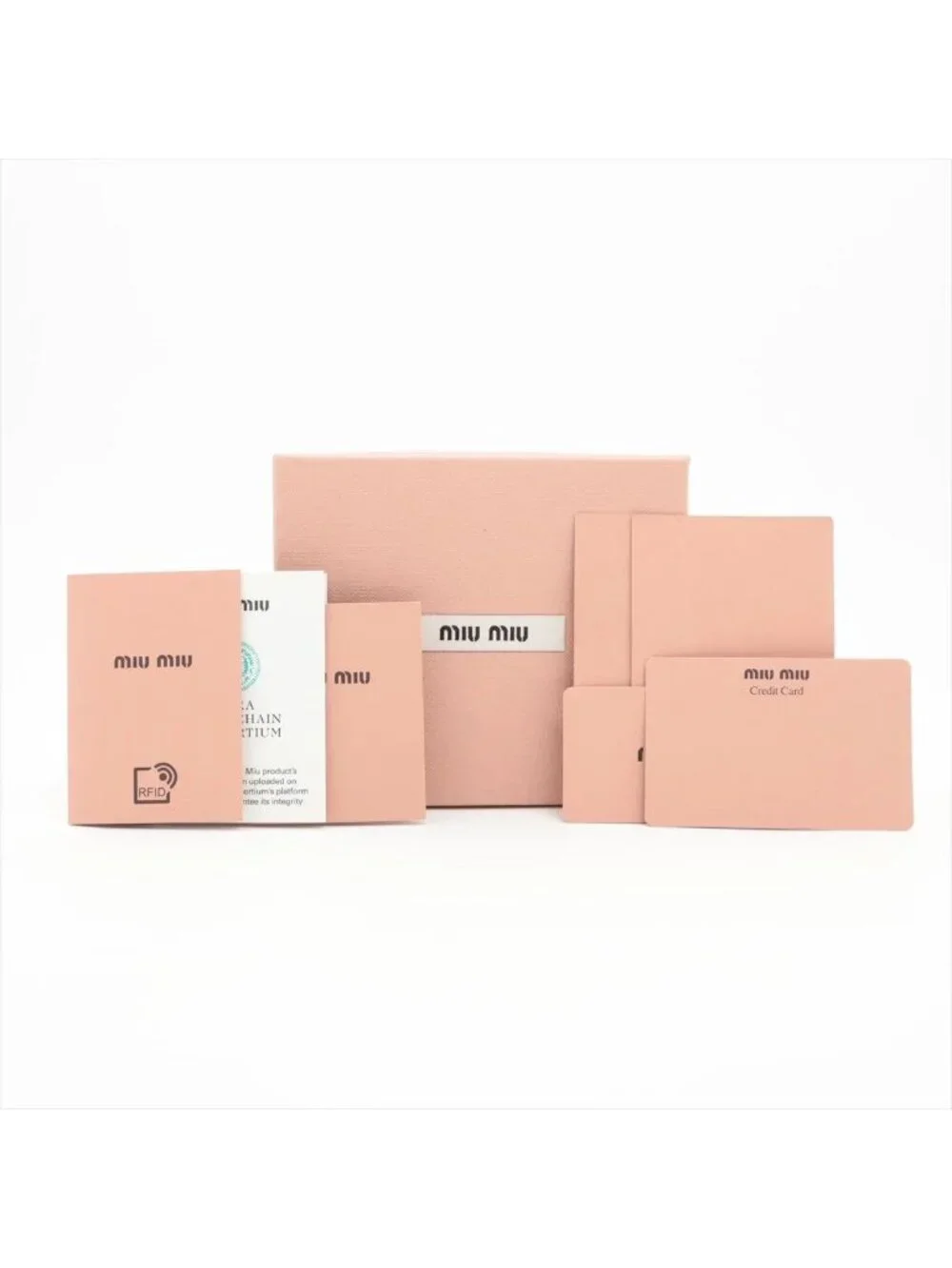 Miu Miu Leather Bifold Wallet Compact